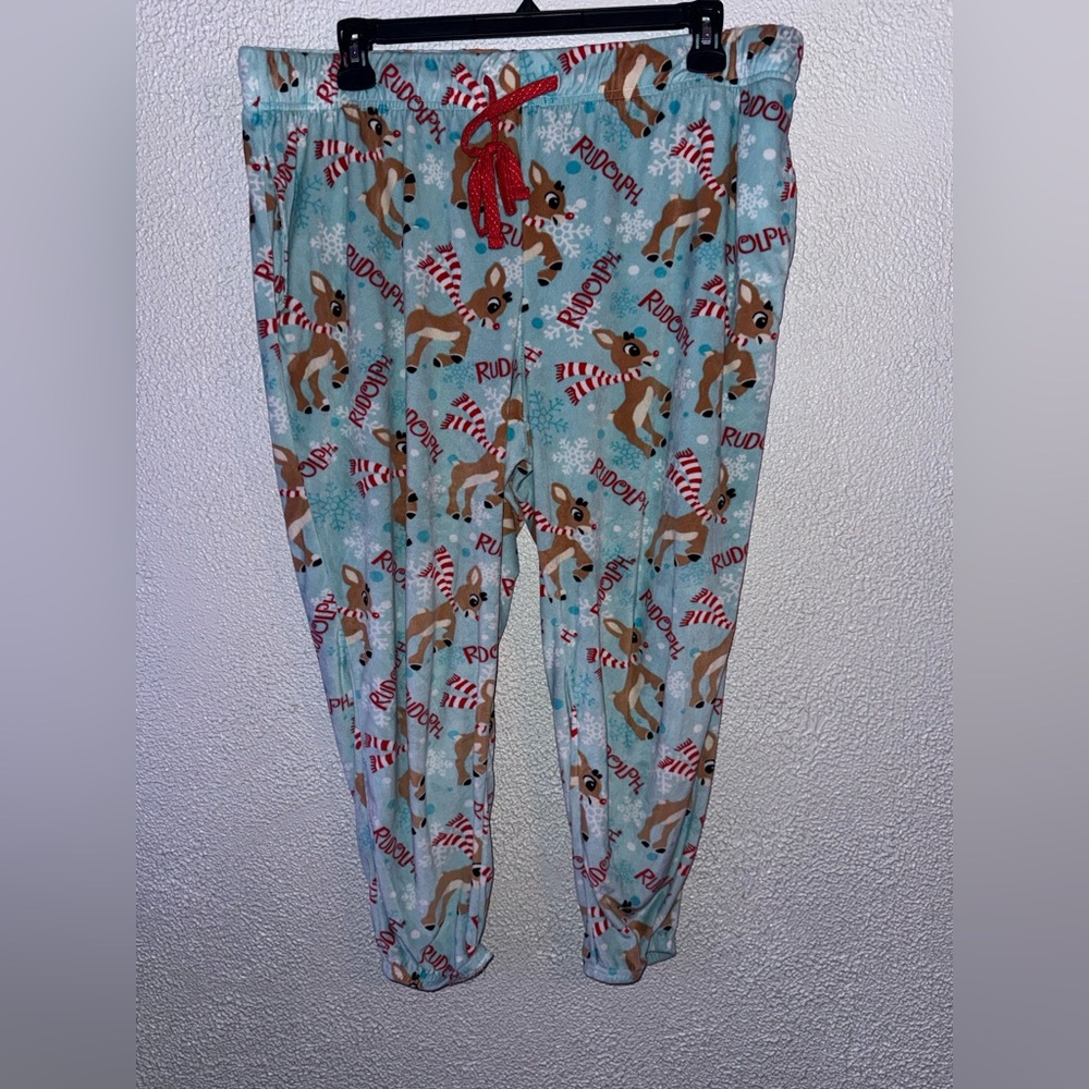 Rudolph Reindeer Pajama Pants